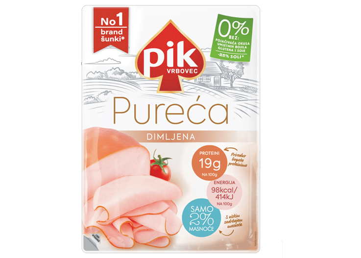 Pureća šunka – dimljena