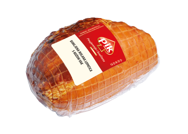 Dried rolled shoulder with skin