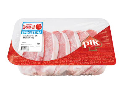 Svinjska slabina i leđa bez kosti odrezak