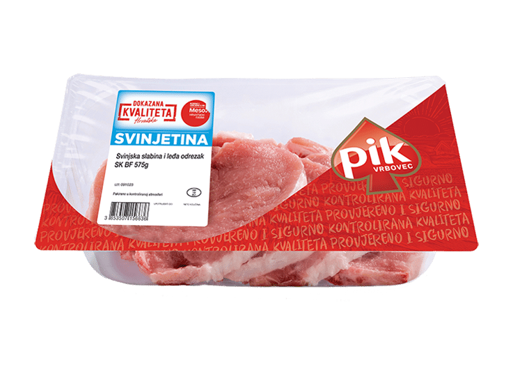 Svinjska slabina i leđa s kosti