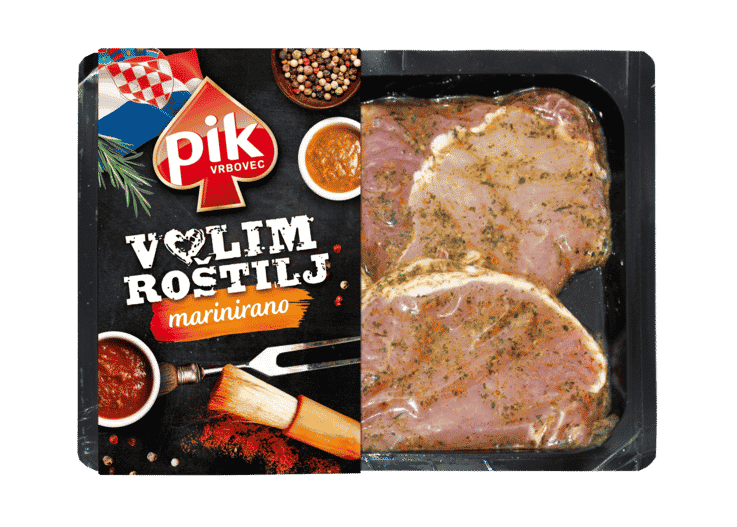 Svinjeći kare bez kosti odrezak (zelena marinada)