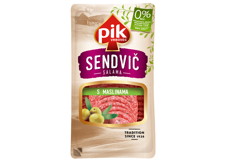 pik sendvic salama masline narezak